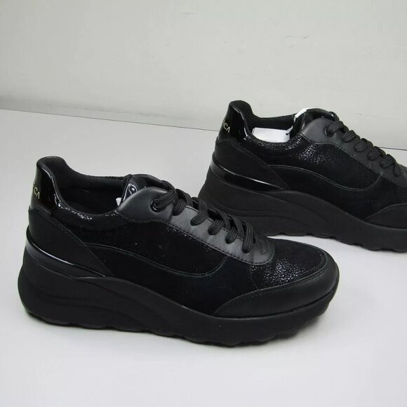 NEW GEOX Womens Spherica EC13 Sneakers Casual Platform Wedge Support Size 9 - Picture 4 of 6